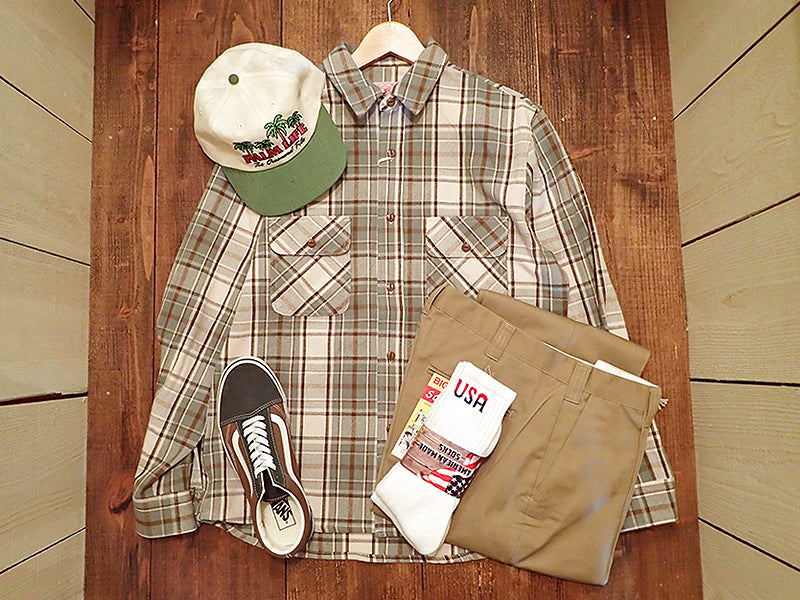 【BIG MIKE】HEAVY FLANNEL SHIRTS