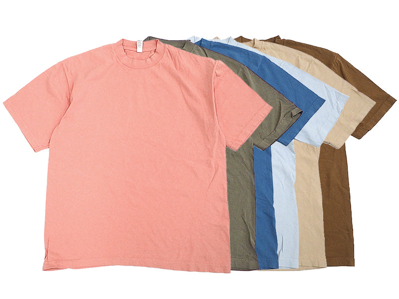 【LOS ANGELES APPAREL】GARMENT DYE CREW NECK 6.5oz