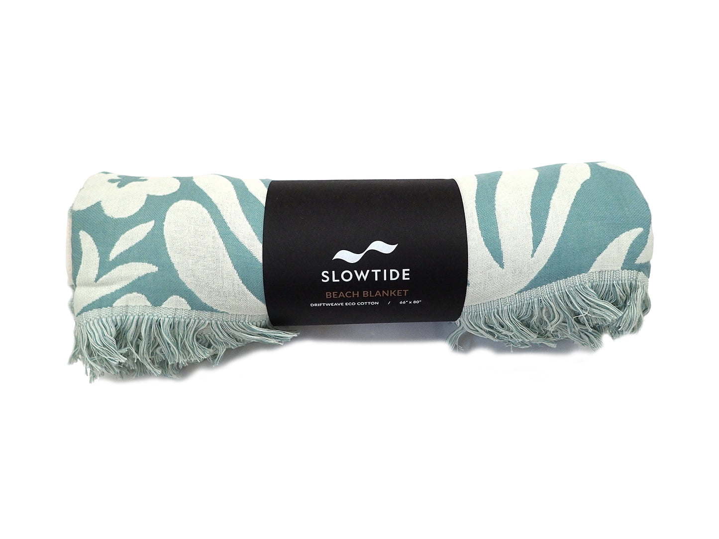 【SLOW TIDE】SUNNY DRIFTWEAVE BLANKET DUSTY BLUE