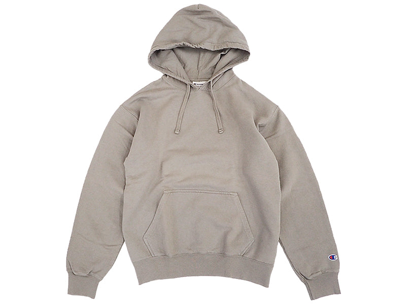 【Champion】GARMENT DYED HOODED SWEAT