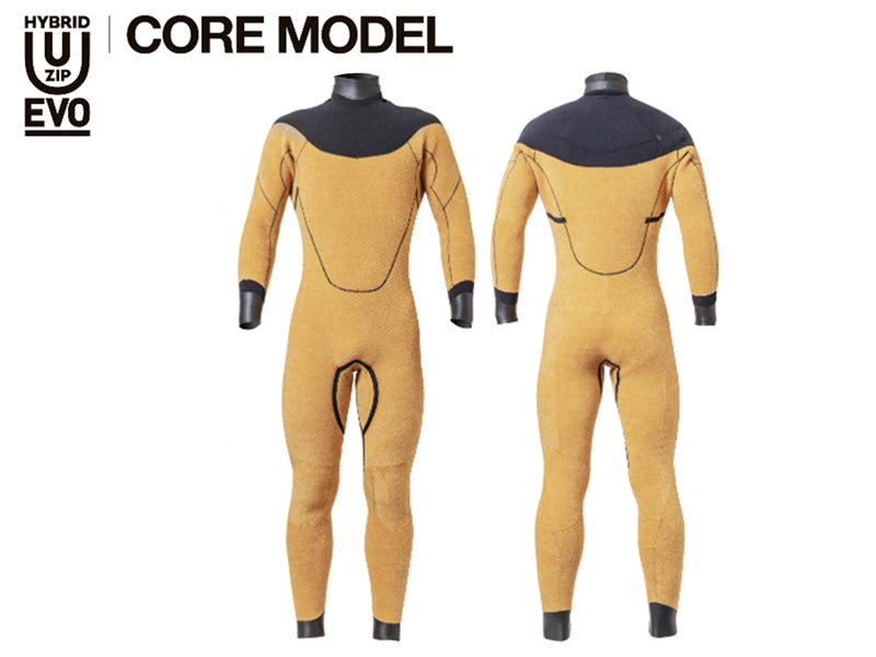 HYBRID U-ZIP EVO CORE SEMI-DRY 4/3mm