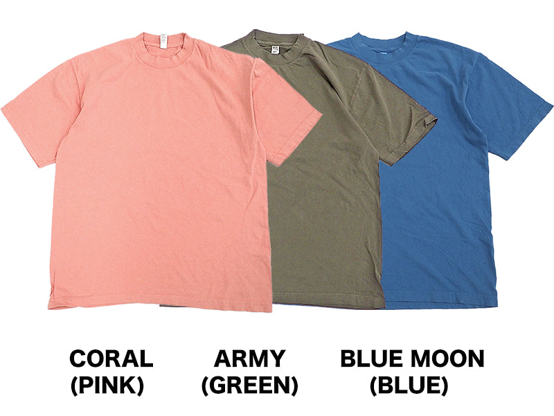 【LOS ANGELES APPAREL】GARMENT DYE CREW NECK 6.5oz