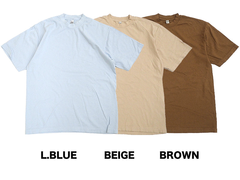 【LOS ANGELES APPAREL】GARMENT DYE CREW NECK 6.5oz