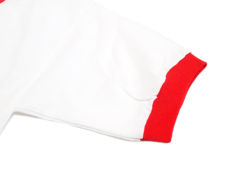 DEADSTOCK RINGER S/S TEE(WHITE)