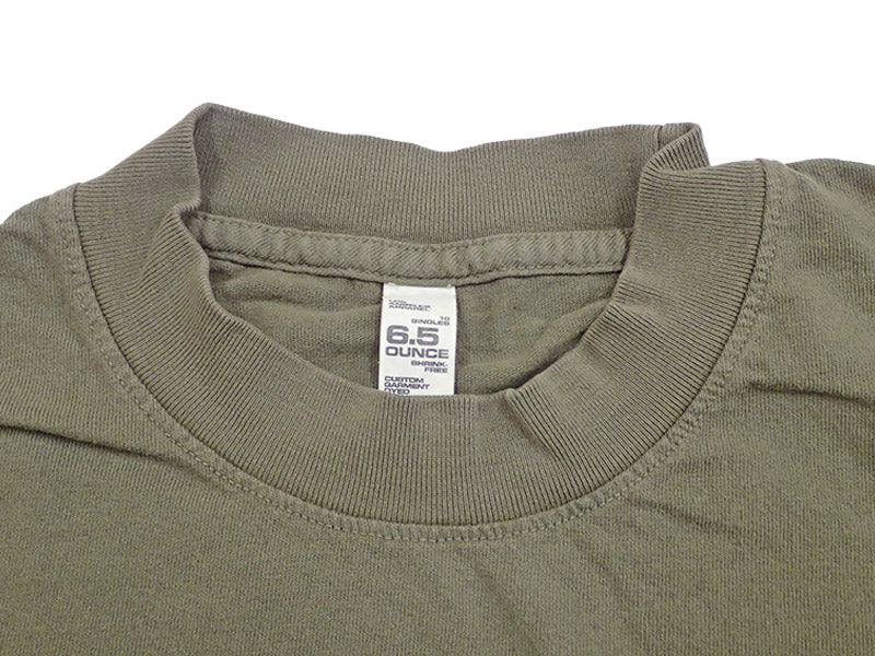 【LOS ANGELES APPAREL】GARMENT DYE CREW NECK 6.5oz