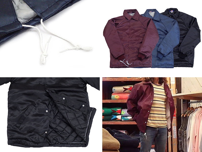 【ASW】SATIN COACHES JACKET