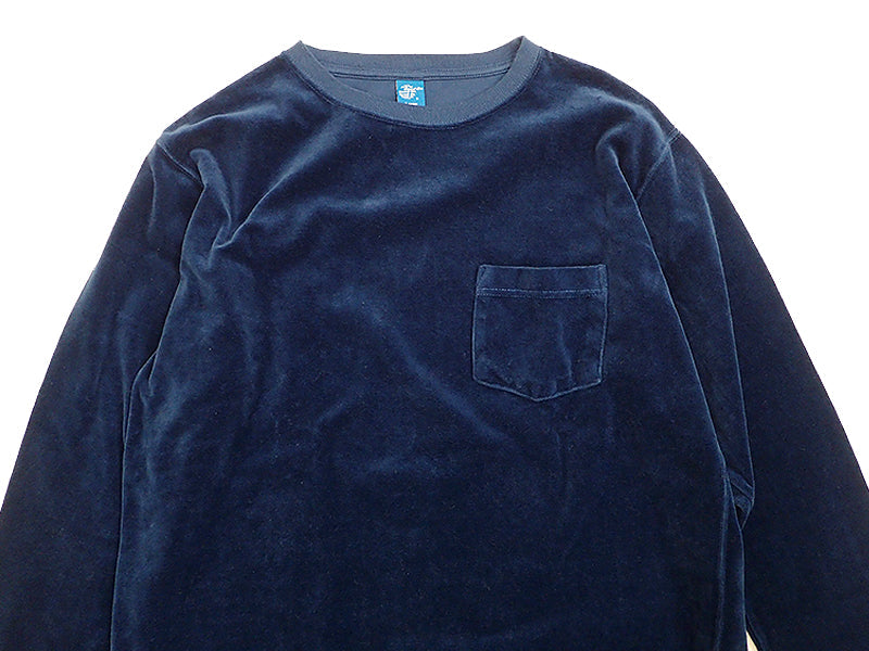【Good On】L/S VELOUR PKT TEE