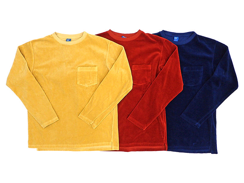 【Good On】L/S VELOUR PKT TEE