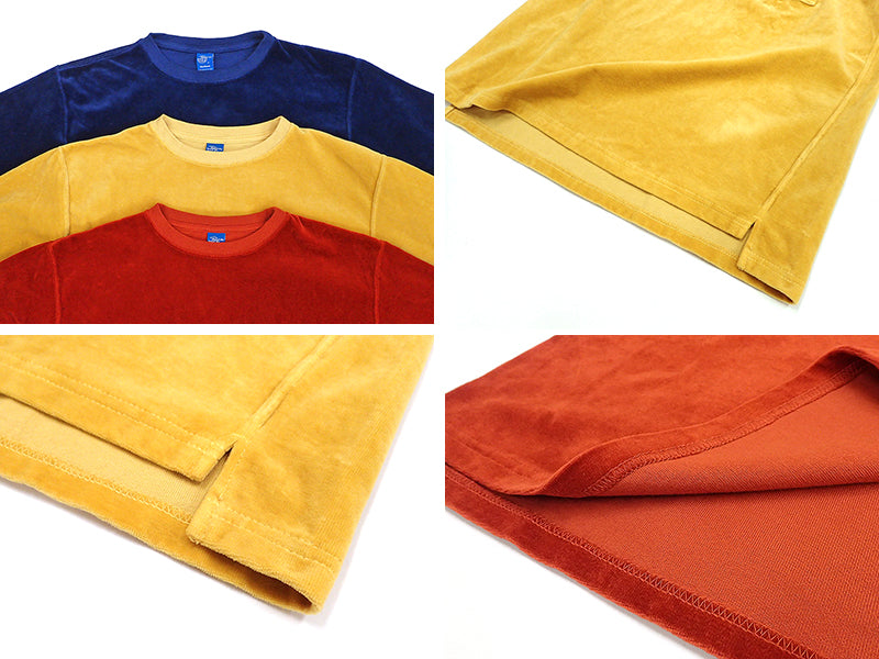 【Good On】L/S VELOUR PKT TEE