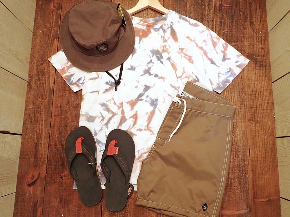 【Good On】柿渋弁柄染TIEDYE TEE