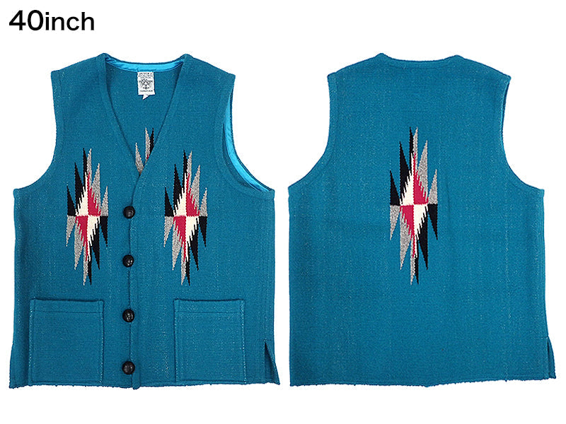 【ORTEGA'S】SQUARE CHIMAYO VEST