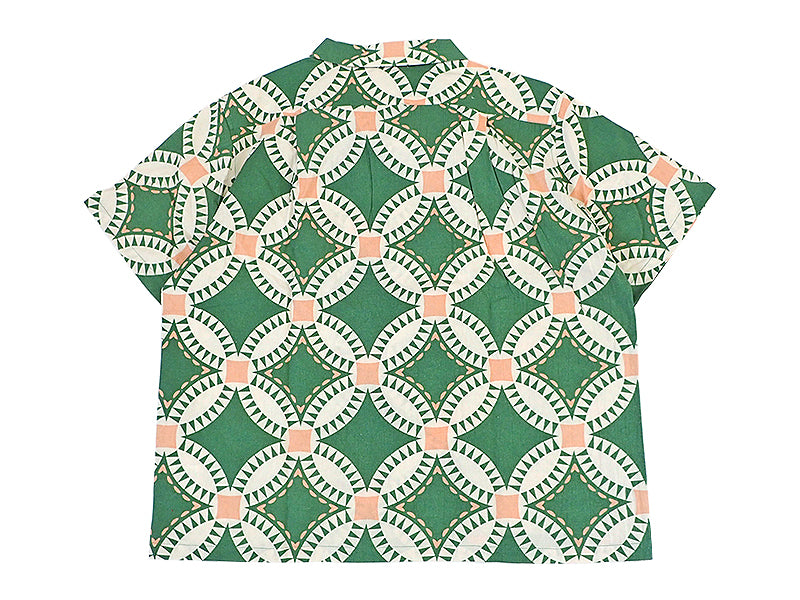【HAVE A GRATEFUL DAY】OPEN COLLAR S/S SHIRT