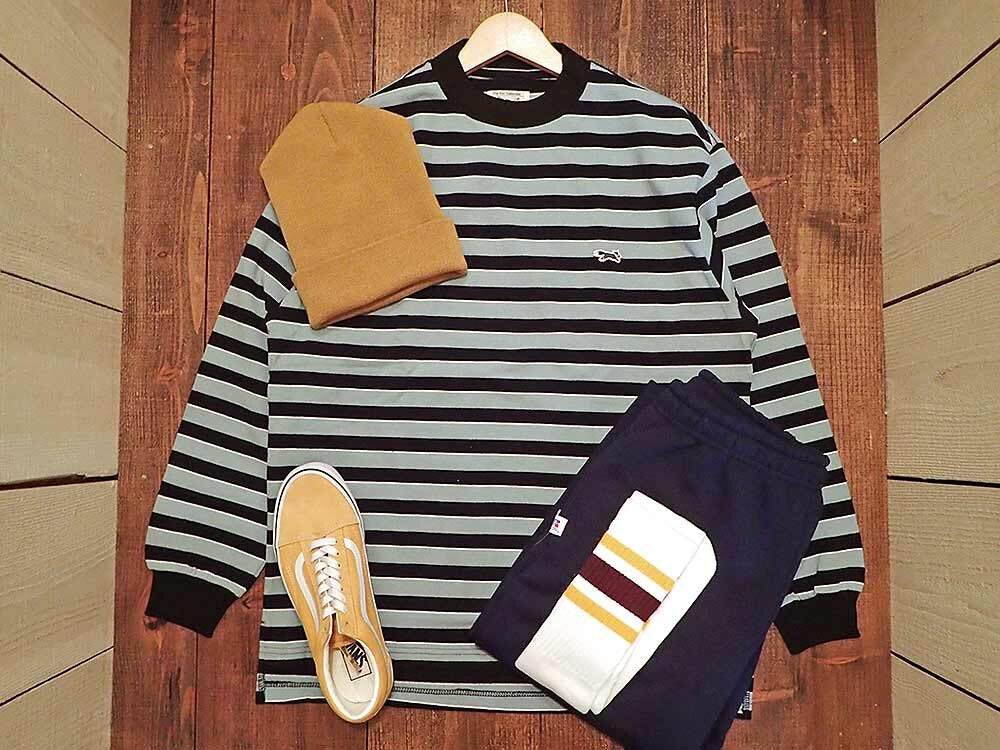 【PENNEY’S】THE FOX CREW L/S BORDER TEE