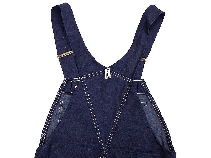 【KEY】BIB OVERALL HI BACK ZIP FLY(DENIM)