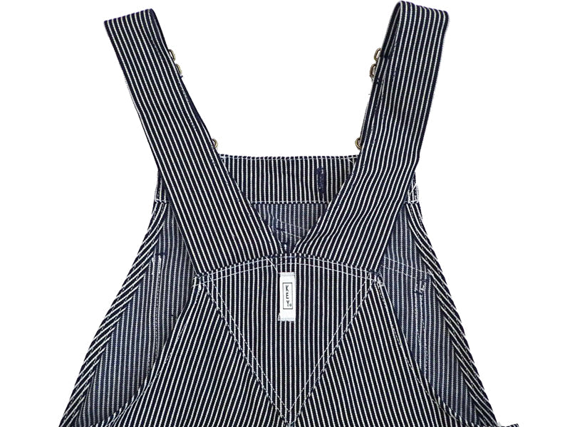 【KEY】BIB OVERALL HI BACK ZIP FLY(HICKORY)