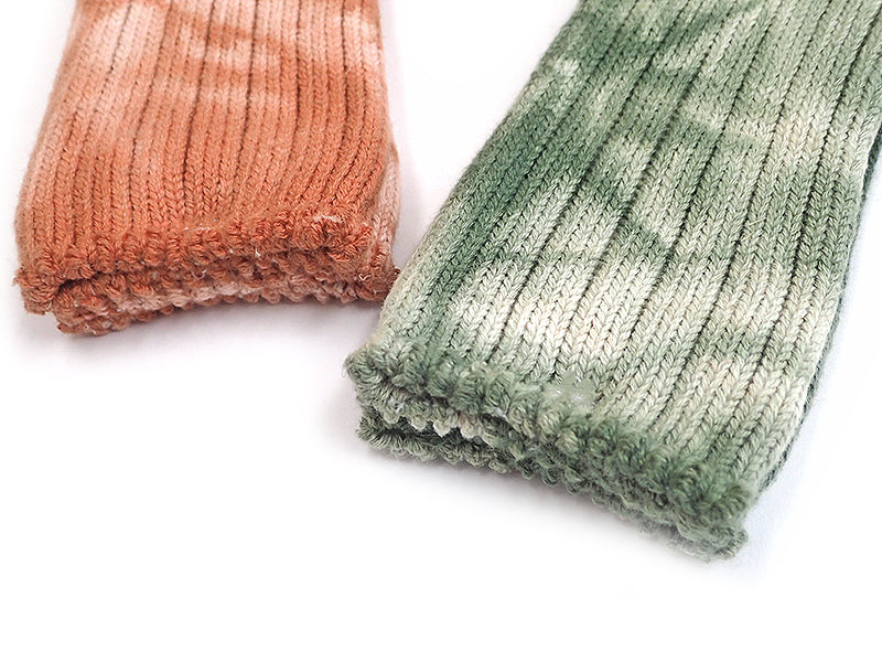 【GOHEMP】UNEVEN DYE CREW SOCKS