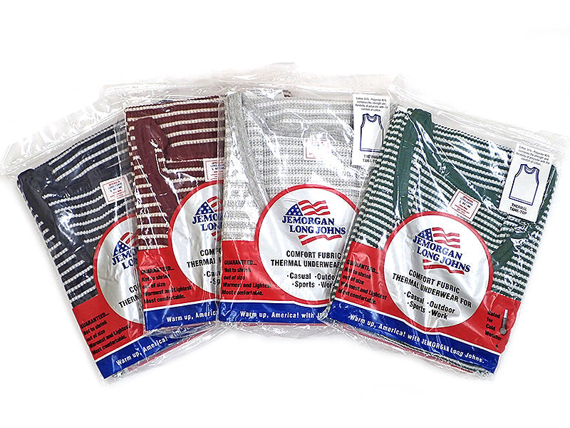 【JEMORGAN】WAFFLE BORDER TANKTOP