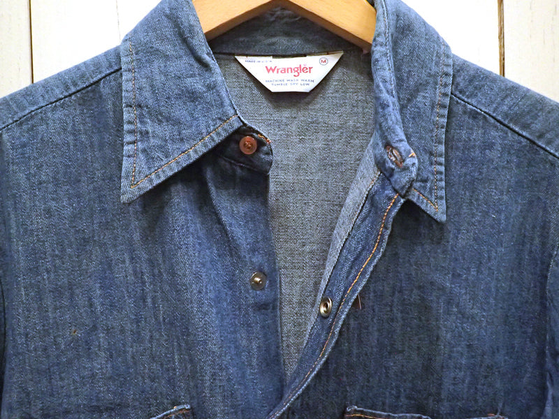 『WRANGLER』Chambray shirt