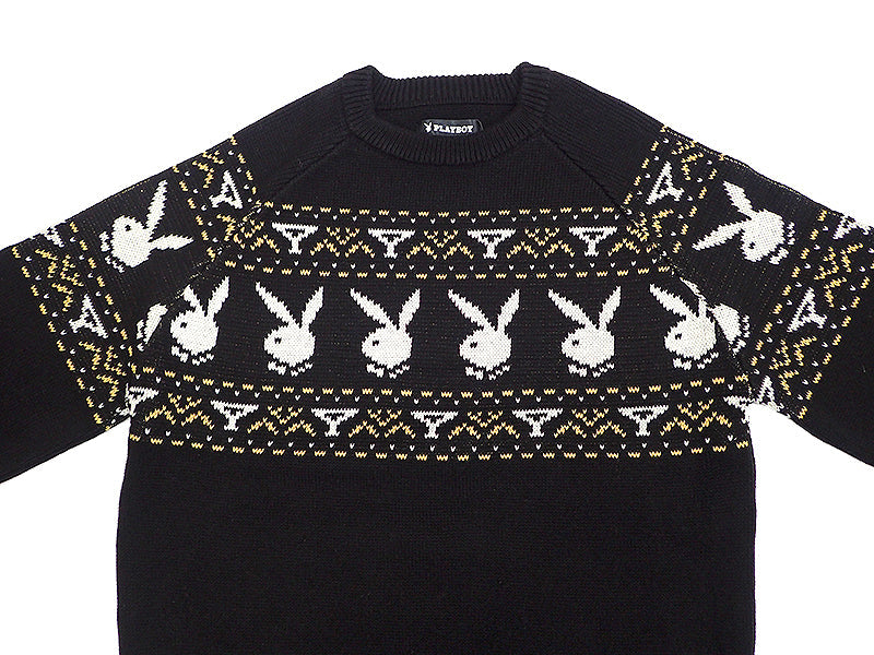 【PLAYBOY】80S RABBIT CREW SWEATER
