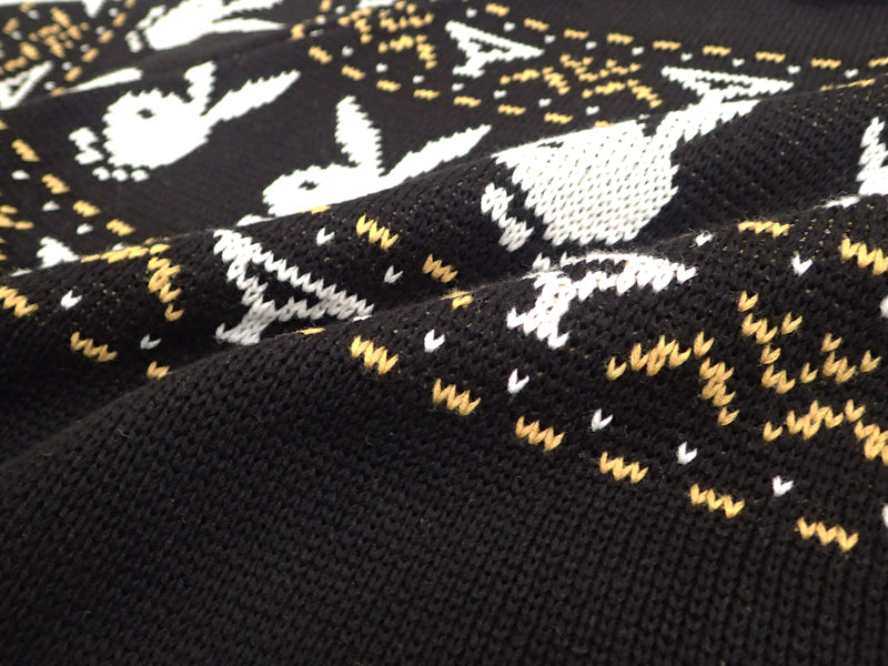 【PLAYBOY】80S RABBIT CREW SWEATER
