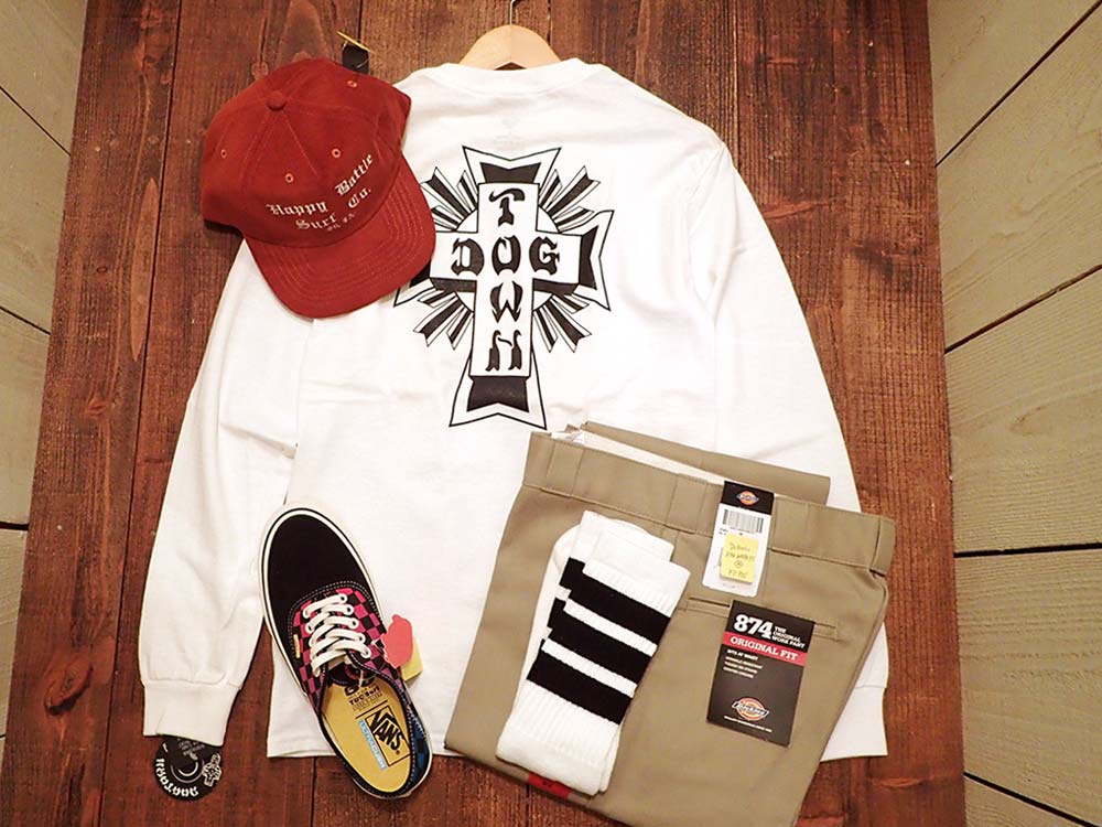 【DOG TOWN】CROSS LOGO L/S TEE