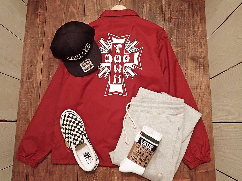【DOG TOWN】CROSS LOGO COACH JACKET