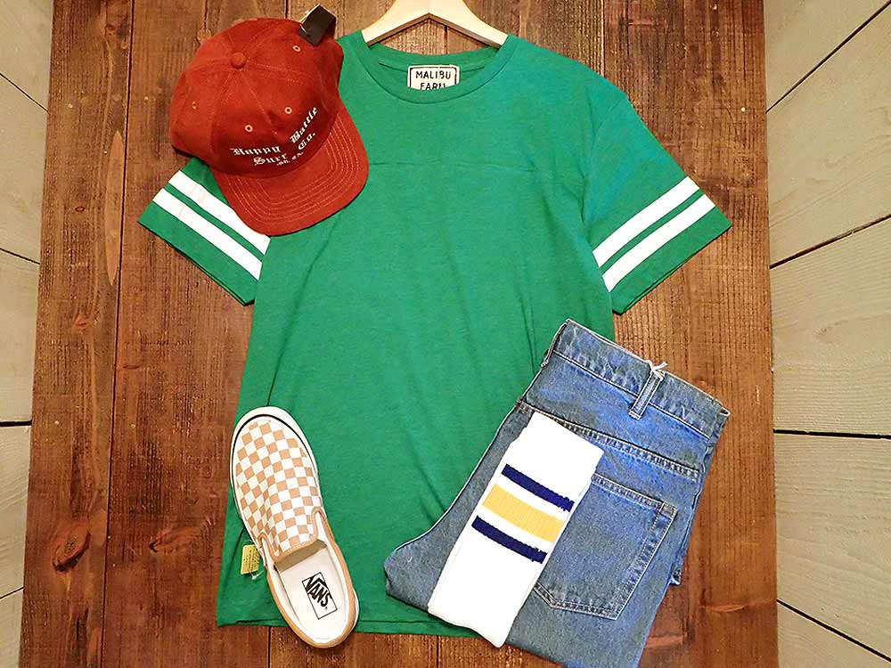 【MALIBU FARM】FOOTBALL TEE