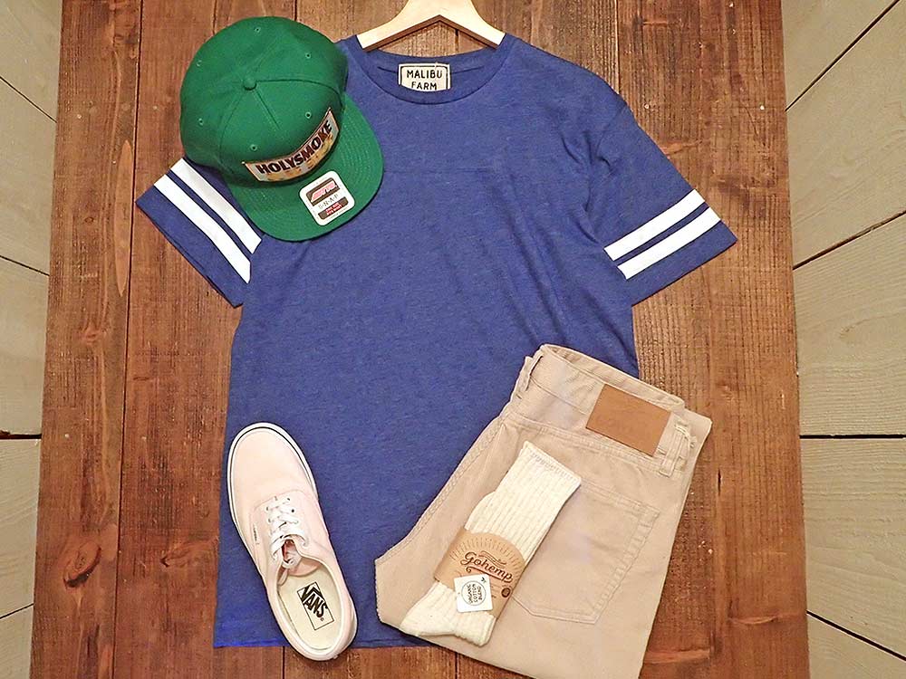 【MALIBU FARM】FOOTBALL TEE
