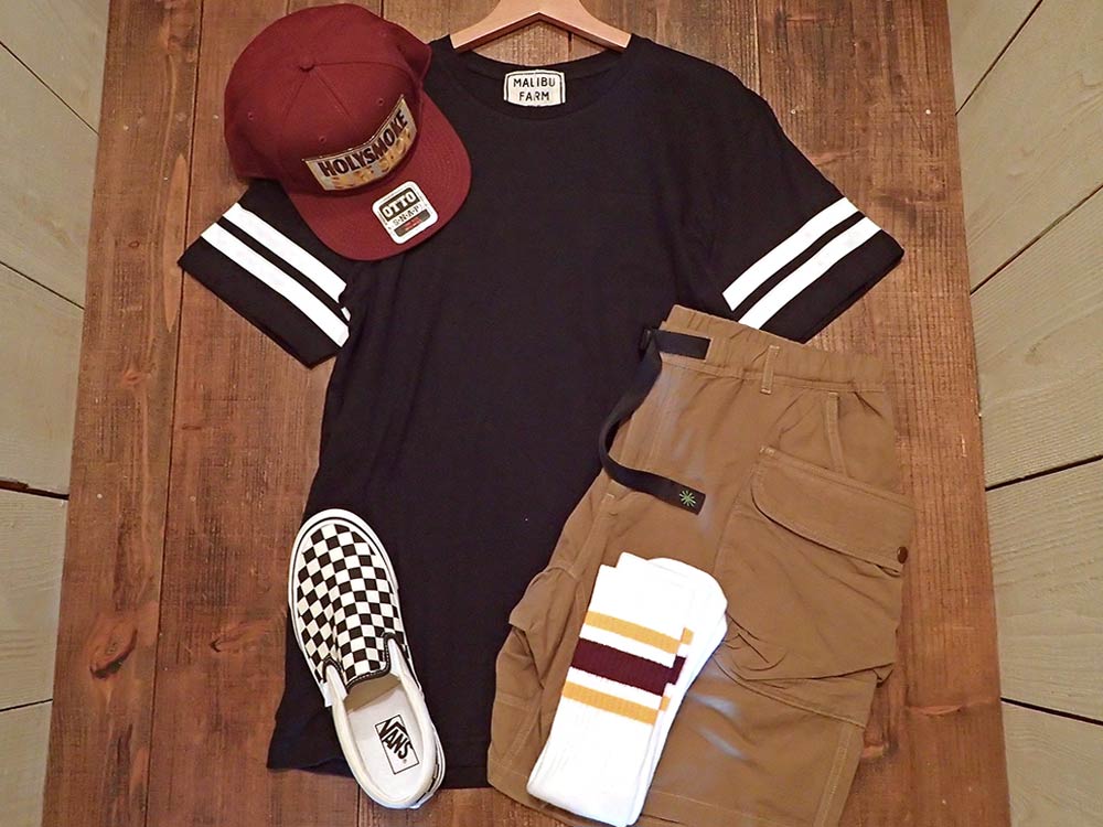 【MALIBU FARM】FOOTBALL TEE