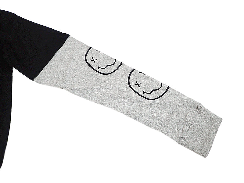 NIRVANA/LAYERED YEL HAPPY FACE L/S TEE