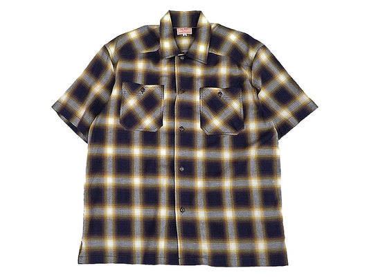 【BIG MIKE】OMBRE CHECK S/S SHIRTS