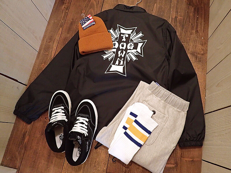 【DOG TOWN】CROSS LOGO COACH JACKET