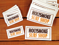 HOLY SMOKE SURF SHOP ステッカーのイメージ