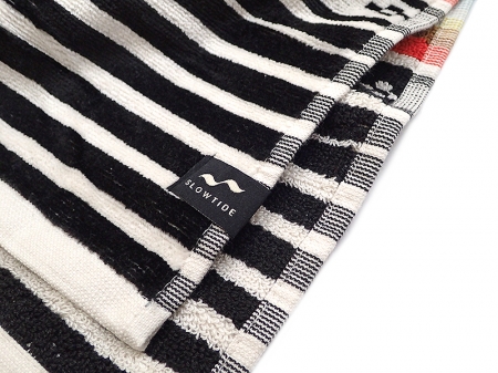 【SLOW TIDE】FRISCO TOWEL BLACK