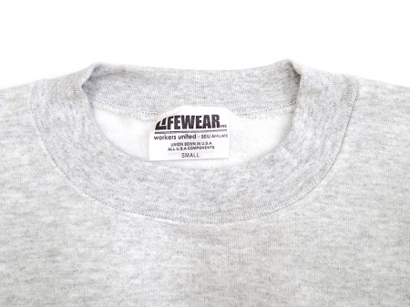 【LIFEWEAR】CREW NECK SWEATSHIRTS