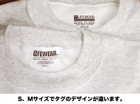 【LIFEWEAR】CREW NECK SWEATSHIRTS