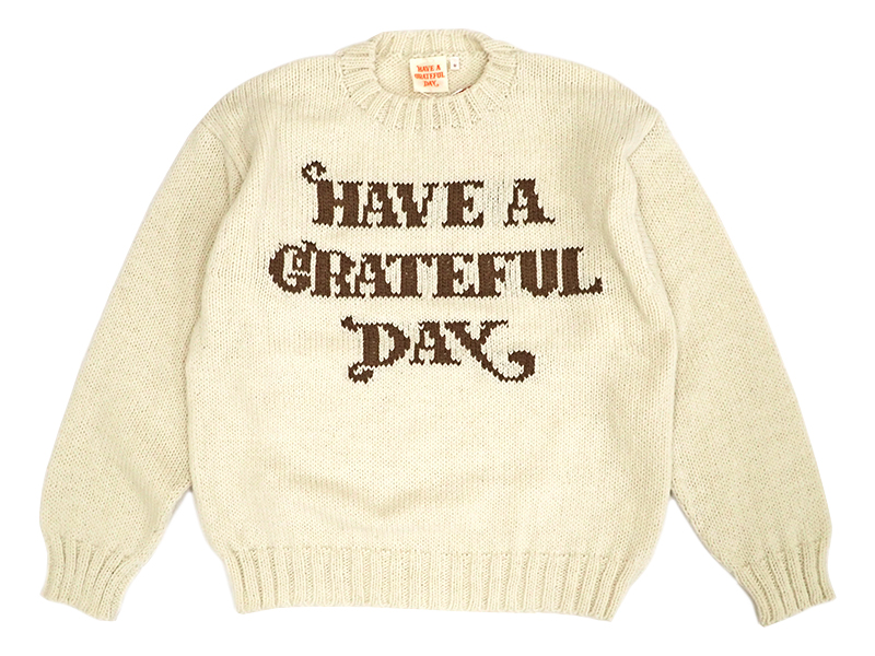 【HAVE A GRATEFUL DAY】KNIT CREW