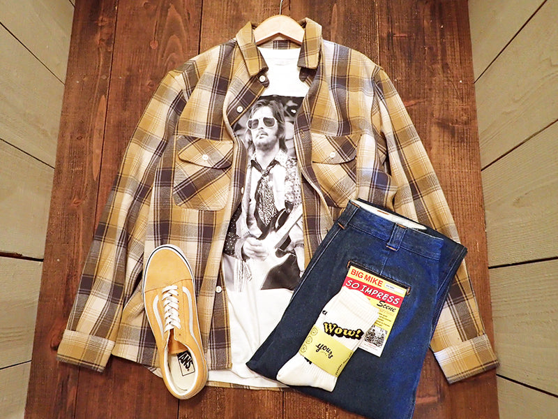 [BIG MIKE] PIN TACK DENIM PANTS