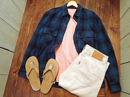 【BIG MIKE】HEAVY FLANNEL SHIRTS