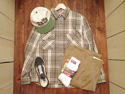 【BIG MIKE】HEAVY FLANNEL SHIRTS