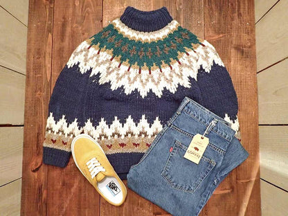 【GO WEST】ESCAPE HAND KNIT SWEATER