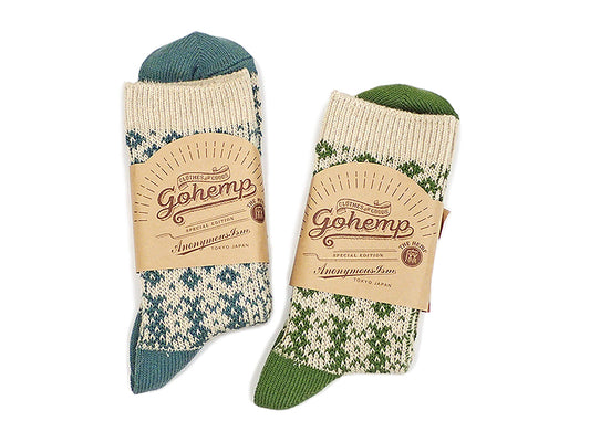 [GOHEMP]JQ THREE QUARTER SOCKS