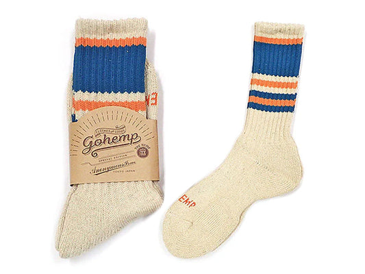 [GOHEMP] RANDOM LINE CREW SOCKS 