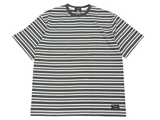 【BIG MIKE】BORDER SUNGLASSES POCKET S/S TEE