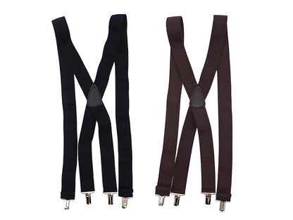 【SUSPENDER FACTORY】1.5INCH WIDE CLIP SUSPENDERS