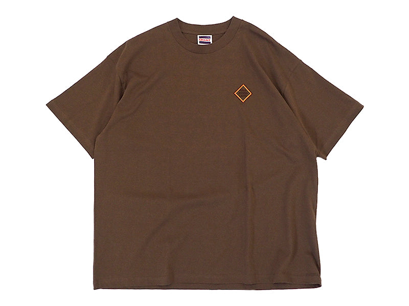 [VAN SYNDICATE] One-point chest embroidery TEE (diamond shape)