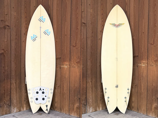 DICK VAN STRAALEN/QUAD FISH 5'10"