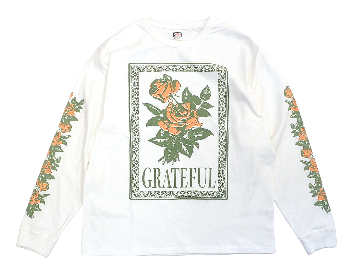 【HAVE A GRATEFUL DAY】TWO ROSES L/S TEE