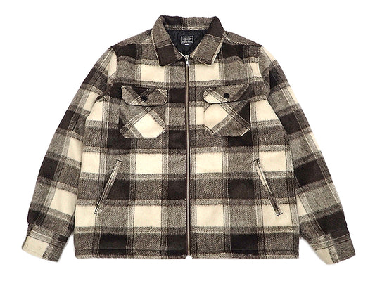 【BIG MIKE】起毛チェック裏キルティングジャケット