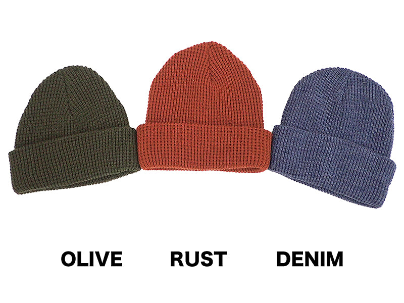 ARTEX KNITTING MILLS】WAFFLE CUFF BEANIE – ホーリースモーク